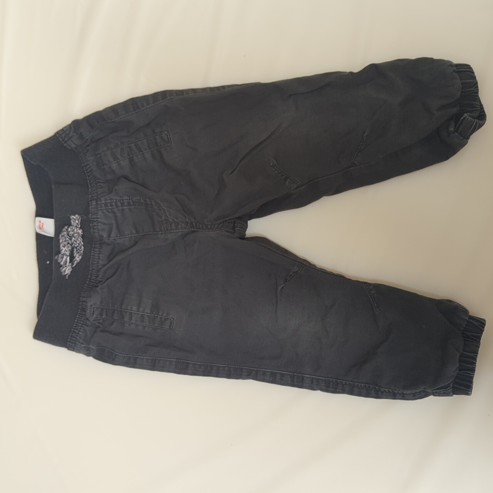 Boys lined Cat and Jack pants 12 months Gray